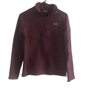 Patagonia Better Sweater 1/4 Zip Fleece Jacket, size Small